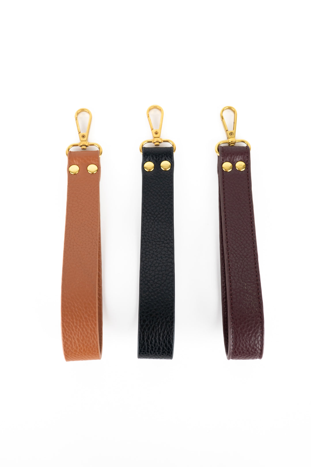 Vegan Leather Wristlet Strap